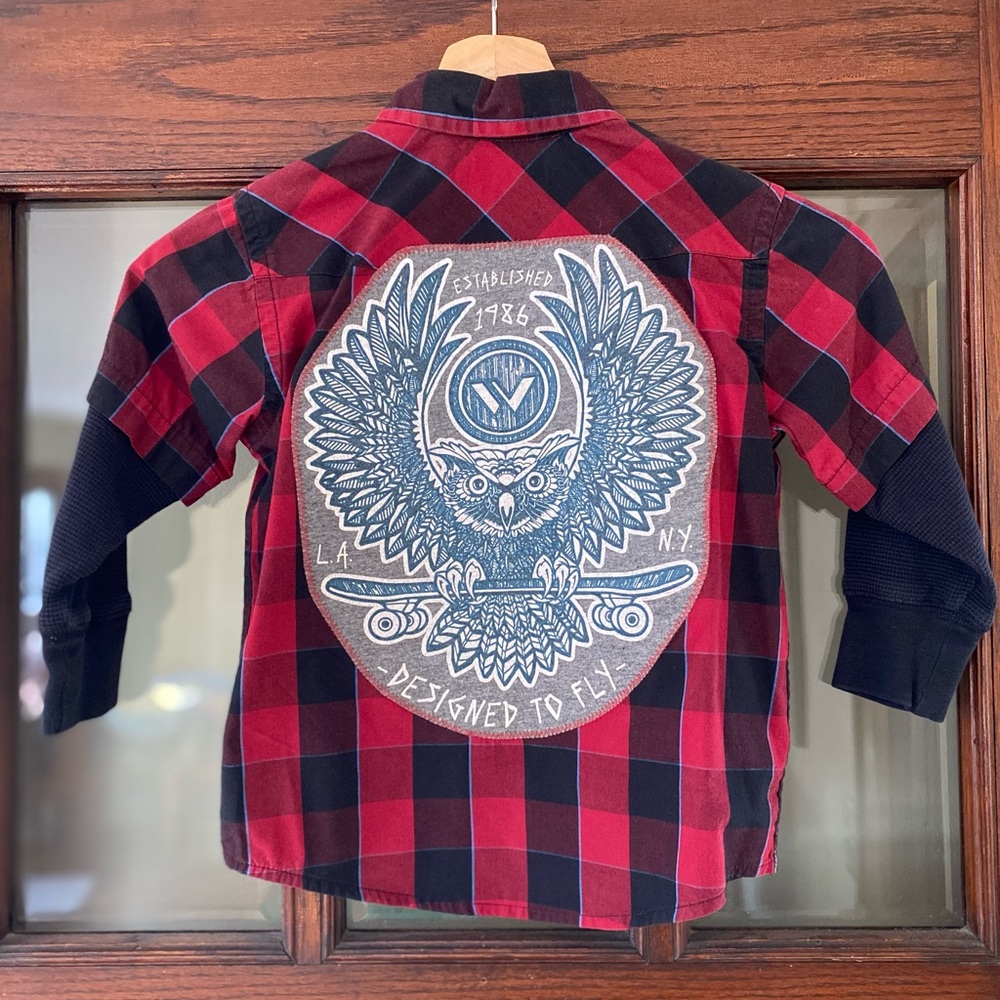 Boys Altered shirt owl